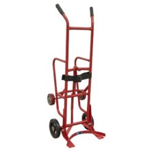 Sealey Drum Trolley/Stillage 205L Drum Handlers Workplace Stuff UK Sealey Drum Trolley/Stillage 205L Drum Handlers Workplace Stuff UK