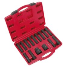 Sealey Impact Hex, TRX-Star* & TRX-Star* Female Socket Bit Set 16pc 3/4″ & 1″Sq Drive Specialised Sockets Workplace Stuff UK Sealey Impact Hex, TRX-Star* & TRX-Star* Female Socket Bit Set 16pc 3/4″ & 1″Sq Drive Specialised Sockets Workplace Stuff UK