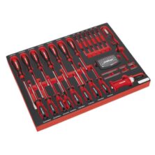 Sealey Tool Tray with Screwdriver Set 72pc Tool Trays Workplace Stuff UK Sealey Tool Tray with Screwdriver Set 72pc Tool Trays Workplace Stuff UK