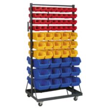 Sealey Mobile Bin Storage System 118 Bin Parts Storage Workplace Stuff UK Sealey Mobile Bin Storage System 118 Bin Parts Storage Workplace Stuff UK