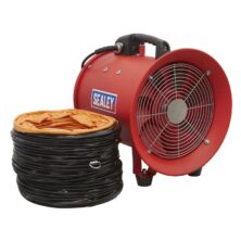 Sealey Portable Ventilator Ø250mm with 5m Ducting Ventilators Workplace Stuff UK Sealey Portable Ventilator Ø250mm with 5m Ducting Ventilators Workplace Stuff UK