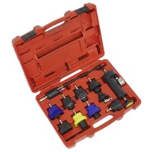 Sealey Cooling System Pressure Test Kit 10pc Coolant Pressure Test Kits Workplace Stuff UK Sealey Cooling System Pressure Test Kit 10pc Coolant Pressure Test Kits Workplace Stuff UK