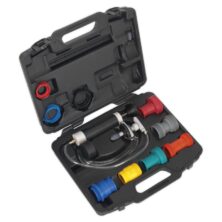Sealey Cooling System & Cap Testing Kit Coolant Pressure Test Kits Workplace Stuff UK Sealey Cooling System & Cap Testing Kit Coolant Pressure Test Kits Workplace Stuff UK