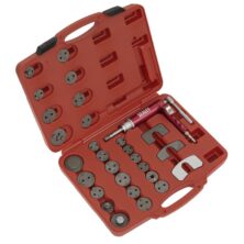 Sealey Air Operated Brake Piston Wind-Back Tool Kit 29pc Brake Wind Back Workplace Stuff UK Sealey Air Operated Brake Piston Wind-Back Tool Kit 29pc Brake Wind Back Workplace Stuff UK