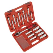 Sealey Shock Absorber Strut Nut Kit 18pc Shock Absorber Tools Workplace Stuff UK Sealey Shock Absorber Strut Nut Kit 18pc Shock Absorber Tools Workplace Stuff UK