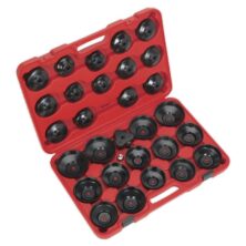 Sealey Oil Filter Cap Wrench Set 30pc Oil Filter Removal Workplace Stuff UK Sealey Oil Filter Cap Wrench Set 30pc Oil Filter Removal Workplace Stuff UK