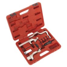 Sealey Petrol Engine Timing Tool Kit – for BMW Mini, Citroen, Peugeot – Chain Drive French Workplace Stuff UK Sealey Petrol Engine Timing Tool Kit – for BMW Mini, Citroen, Peugeot – Chain Drive French Workplace Stuff UK