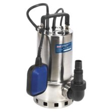 Sealey Submersible Stainless Water Pump Automatic Dirty Water 225L/min 230V Submersible Workplace Stuff UK Sealey Submersible Stainless Water Pump Automatic Dirty Water 225L/min 230V Submersible Workplace Stuff UK