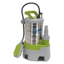 Sealey Submersible Stainless Water Pump Automatic Dirty Water 225L/min 230V Submersible Workplace Stuff UK Sealey Submersible Stainless Water Pump Automatic Dirty Water 225L/min 230V Submersible Workplace Stuff UK