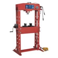 Sealey Air/Hydraulic Press 50tonne Floor Type with Foot Pedal Pneumatic/Hydraulic Workplace Stuff UK Sealey Air/Hydraulic Press 50tonne Floor Type with Foot Pedal Pneumatic/Hydraulic Workplace Stuff UK