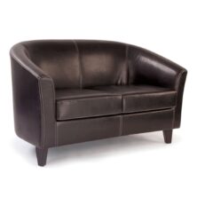 Metro High Back Tub Style Two Seater Sofa Metro High Back Tub Style Two Seater Sofa Workplace Stuff UK