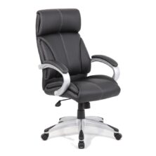 Cloud High Back Leather Faced Manager Chair with Armrests Office Furniture Workplace Stuff UK Cloud High Back Leather Faced Manager Chair with Armrests Office Furniture Workplace Stuff UK