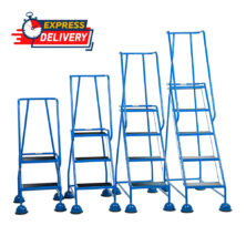 Express Delivery Safety Steps in Blue – 2/3/4/5 Treads Warehouse Steps Workplace Stuff UK Express Delivery Safety Steps in Blue – 2/3/4/5 Treads Warehouse Steps Workplace Stuff UK