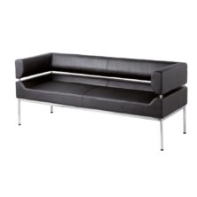 Benotto Three Seater Leather Sofa Benotto Three Seater Leather Sofa Workplace Stuff UK