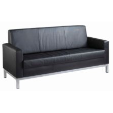 Helsinki Three Seater Leather Sofa Helsinki Three Seater Leather Sofa Workplace Stuff UK
