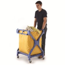 Folding Laundry Trolley Trolleys Workplace Stuff UK Folding Laundry Trolley Trolleys Workplace Stuff UK