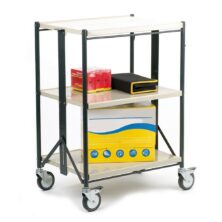 Steel Folding Shelf Trolley Trolleys Workplace Stuff UK Steel Folding Shelf Trolley Trolleys Workplace Stuff UK