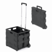 Black Folding Box Truck Trolleys Workplace Stuff UK Black Folding Box Truck Trolleys Workplace Stuff UK