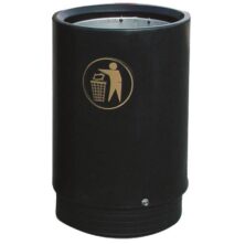 Open Top Victorian Outdoor Litter Bin Open Top Victorian Outdoor Litter Bin Workplace Stuff UK