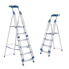 Professional Aluminium Folding Steps with Tool Tray EN131-2 Steps & Ladders Workplace Stuff UK Professional Aluminium Folding Steps with Tool Tray EN131-2 Steps & Ladders Workplace Stuff UK