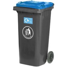 120L Wheeled Bin with Coloured Lid 120L Wheeled Bin with Coloured Lid Workplace Stuff UK