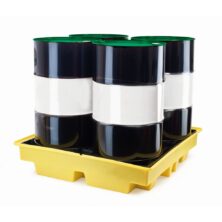 4 Drum Spill Pallet 230 Litre Safety & Security Workplace Stuff UK 4 Drum Spill Pallet 230 Litre Safety & Security Workplace Stuff UK