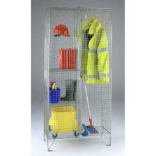 Wire Mesh Janitorial Cupboard – Double Door Wire Mesh Cupboards Workplace Stuff UK Wire Mesh Janitorial Cupboard – Double Door Wire Mesh Cupboards Workplace Stuff UK