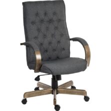 Warwick Grey Fabric Executive Armchair Fabric Office Chairs Workplace Stuff UK Warwick Grey Fabric Executive Armchair Fabric Office Chairs Workplace Stuff UK