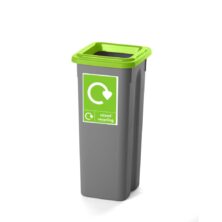 Plastic Recycling Bin with Lid Plastic Recycling Bin with Lid Workplace Stuff UK