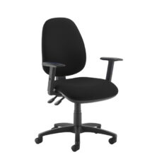 Jota High Back Operator Chair with Adjustable Arms – Black Fabric Office Chairs Workplace Stuff UK Jota High Back Operator Chair with Adjustable Arms – Black Fabric Office Chairs Workplace Stuff UK