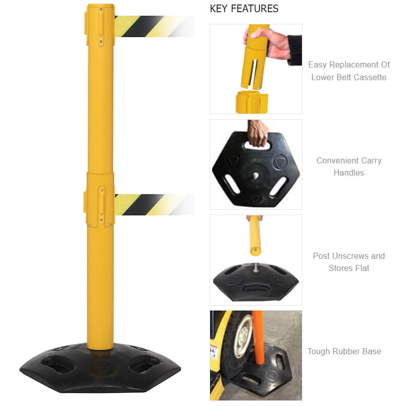 WeatherMaster 250 Twin Portable Barrier WeatherMaster 250 Twin Portable Barrier Workplace Stuff UK
