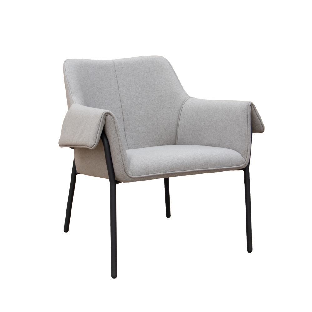 Liana Lounge Chair with Black Metal Frame Liana Lounge Chair with Black Metal Frame Workplace Stuff UK