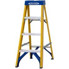 Werner Fibreglass Swingback Stepladder Trade 4 Tread Steps & Ladders Workplace Stuff UK Werner Fibreglass Swingback Stepladder Trade 4 Tread Steps & Ladders Workplace Stuff UK