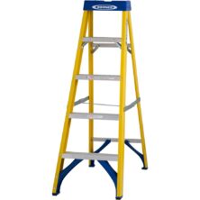 Werner Fibreglass Swingback Stepladder Trade 5 Tread Fibreglass Ladders Workplace Stuff UK Werner Fibreglass Swingback Stepladder Trade 5 Tread Fibreglass Ladders Workplace Stuff UK
