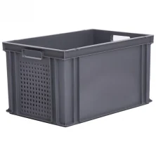 65 Litre Euro Stacking Box with Perforated Sides – Food Approved – L600 x W400 x H325 Attached Lid & Euro Containers Workplace Stuff UK 65 Litre Euro Stacking Box with Perforated Sides – Food Approved – L600 x W400 x H325 Attached Lid & Euro Containers Workplace Stuff UK