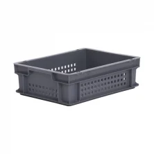 11 Litre Euro Stacking Box with Perforated Sides – Food Approved – L400 x W300 x H120 Attached Lid & Euro Containers Workplace Stuff UK 11 Litre Euro Stacking Box with Perforated Sides – Food Approved – L400 x W300 x H120 Attached Lid & Euro Containers Workplace Stuff UK