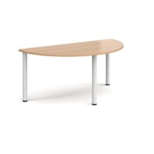 Semi Circular Radial Leg Meeting Table W1600mm Classroom Desks Workplace Stuff UK Semi Circular Radial Leg Meeting Table W1600mm Classroom Desks Workplace Stuff UK