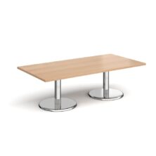 Pisa Rectangular Coffee Table with Round Chrome Bases Coffee Tables Workplace Stuff UK Pisa Rectangular Coffee Table with Round Chrome Bases Coffee Tables Workplace Stuff UK