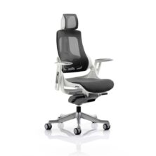 Zure Executive Chair with Arms and Headrest Mesh Back Office Chairs Workplace Stuff UK Zure Executive Chair with Arms and Headrest Mesh Back Office Chairs Workplace Stuff UK