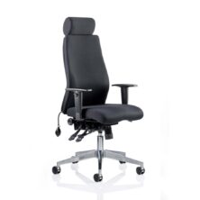 Onyx Posture Task Chair with Arms and Optional Headrest Fabric Office Chairs Workplace Stuff UK Onyx Posture Task Chair with Arms and Optional Headrest Fabric Office Chairs Workplace Stuff UK