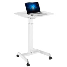 Height Adjustable Laptop Table / Lectern / Reception Desk with Tilting Top Office Desks Workplace Stuff UK