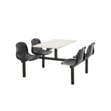 Harvey Polypropylene Fast Food Canteen Furniture Units – 2/4/6 Seaters Canteen Furniture Workplace Stuff UK