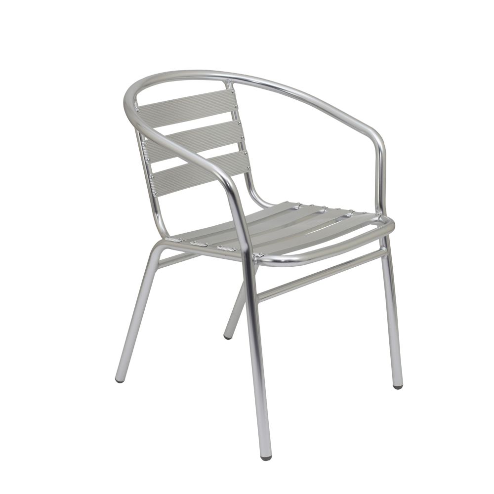 Plaza Aluminium Armchair - Stackable Workplace Stuff UK