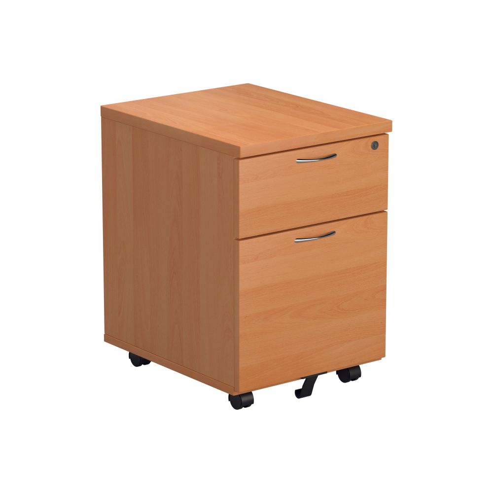 Aztec Mobile Pedestal with Castors - Two or Three Drawers Aztec Mobile Pedestal with Castors - Two or Three Drawers Workplace Stuff UK