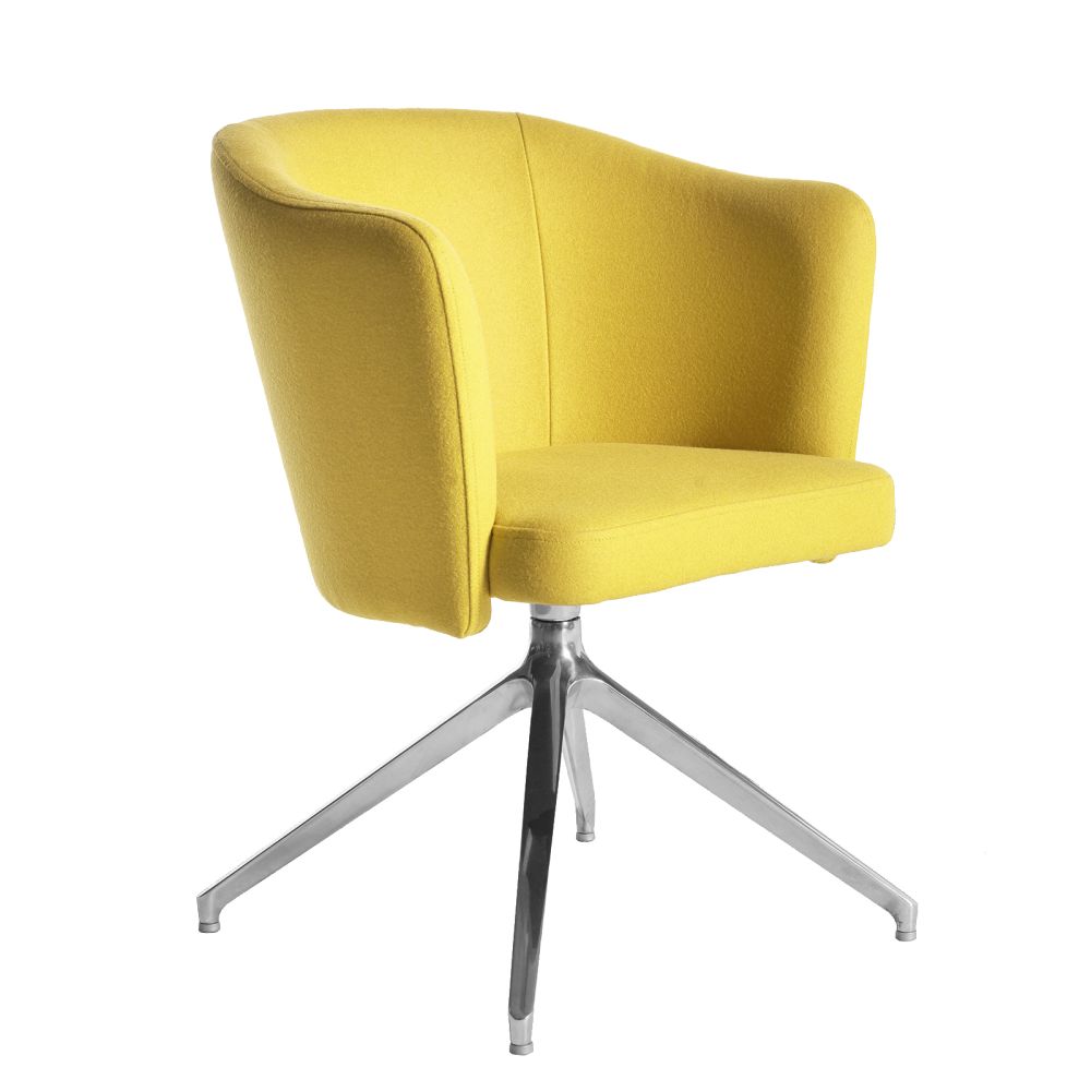 Otis Single Seater Tub Chair with 4 Star Swivel Base Otis Single Seater Tub Chair with 4 Star Swivel Base Workplace Stuff UK