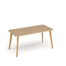 Saxon Rectangular Worktable with 4 Oak Legs Canteen Furniture Workplace Stuff UK Saxon Rectangular Worktable with 4 Oak Legs Canteen Furniture Workplace Stuff UK
