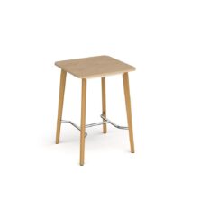 Saxon Square Poseur Worktable with 4 Oak Legs Office Desks Workplace Stuff UK Saxon Square Poseur Worktable with 4 Oak Legs Office Desks Workplace Stuff UK