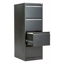 Black Bisley 4 Drawer Contract Steel Filing Cabinet Office Furniture Workplace Stuff UK Black Bisley 4 Drawer Contract Steel Filing Cabinet Office Furniture Workplace Stuff UK