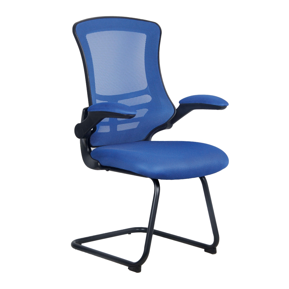 luna-designer-mesh-cantilever-chair-blue