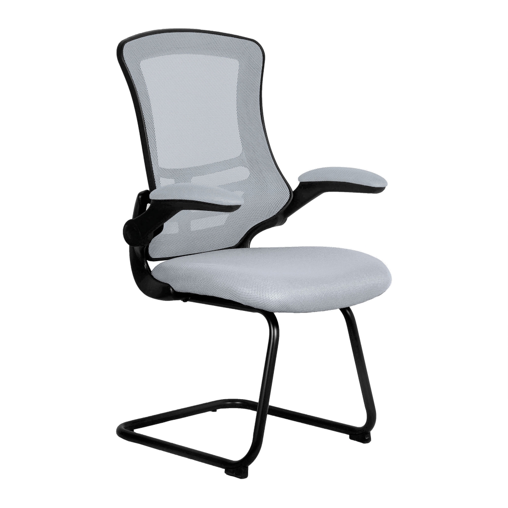 luna-designer-mesh-cantilever-chair-grey luna-designer-mesh-cantilever-chair-grey